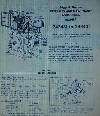 Briggs and stratton 12 hp manual